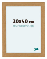 Como MDF Cornice 30x40cm Faggio Davanti Dimensione | Yourdecoration.it