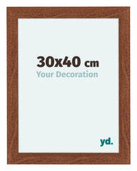 Como MDF Cornice 30x40cm Noce Davanti Dimensione | Yourdecoration.it