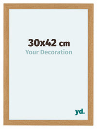Como MDF Cornice 30x42cm Faggio Davanti Dimensione | Yourdecoration.it