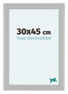 Como MDF Cornice 30x45cm Bianco Grana Di Legno Davanti Dimensione | Yourdecoration.it