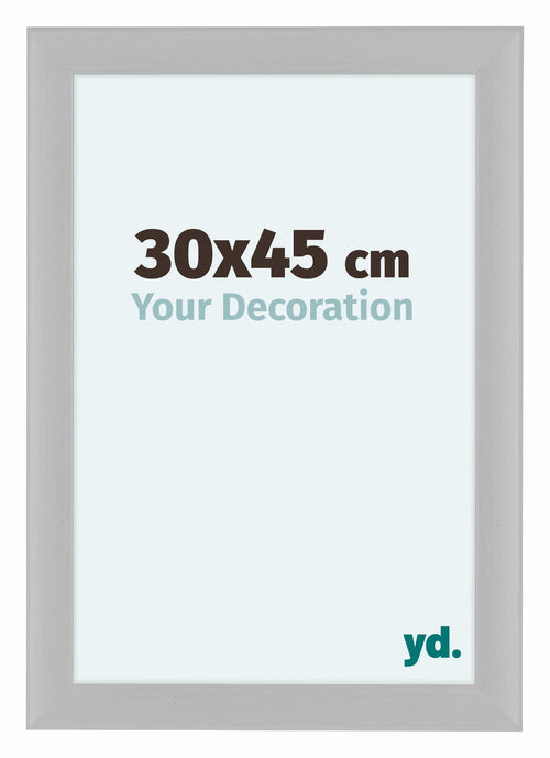 Como MDF Cornice 30x45cm Bianco Grana Di Legno Davanti Dimensione | Yourdecoration.it