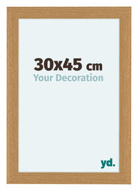 Como MDF Cornice 30x45cm Faggio Davanti Dimensione | Yourdecoration.it