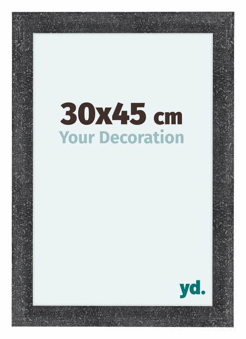 Como MDF Cornice 30x45cm Grigio Spazzato Davanti Dimensione | Yourdecoration.it