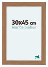 Como MDF Cornice 30x45cm Noce Chiaro Davanti Dimensione | Yourdecoration.it