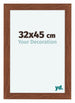 Como MDF Cornice 32x45cm Noce Davanti Dimensione | Yourdecoration.it
