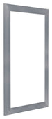 Como MDF Cornice 33x48cm Alluminio Spazzolato Davanti Obliquo | Yourdecoration.it
