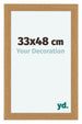 Como MDF Cornice 33x48cm Faggio Davanti Dimensione | Yourdecoration.it