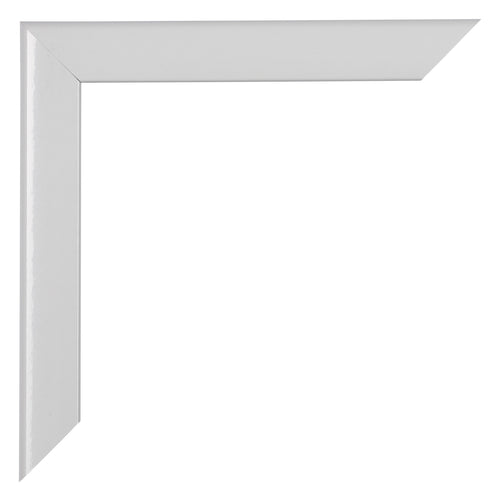 Como MDF Cornice 33x98cm Bianco Lucente Angolo | Yourdecoration.it