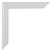 Como MDF Cornice 33x98cm Bianco Lucente Angolo | Yourdecoration.it