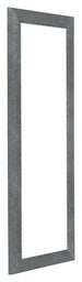 Como MDF Cornice 33x98cm Ferro Spazzato Davanti Obliquo | Yourdecoration.it