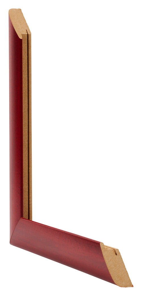Como MDF Cornice 33x98cm Vino Rosso Spazzato Intersezione | Yourdecoration.it