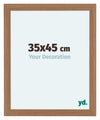 Como MDF Cornice 35x45cm Noce Chiaro Davanti Dimensione | Yourdecoration.it