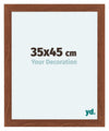 Como MDF Cornice 35x45cm Noce Davanti Dimensione | Yourdecoration.it