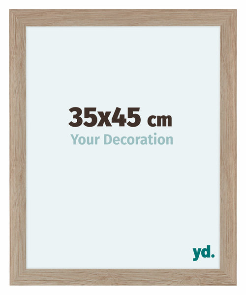 Como MDF Cornice 35x45cm Quercia Chiaro Davanti Dimensione | Yourdecoration.it