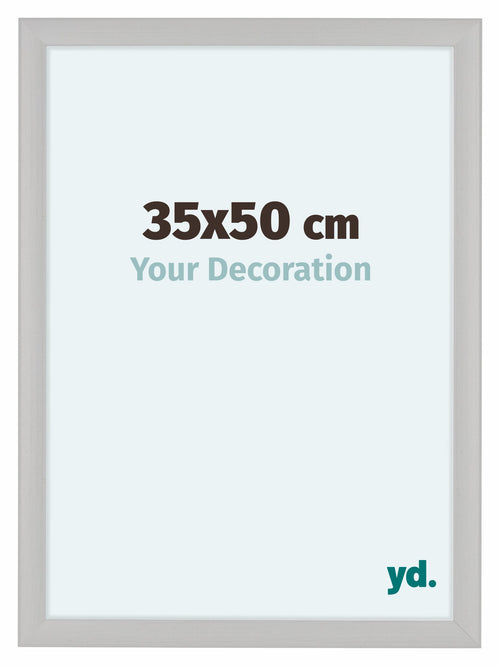 Como MDF Cornice 35x50cm Bianco Grana Di Legno Davanti Dimensione | Yourdecoration.it