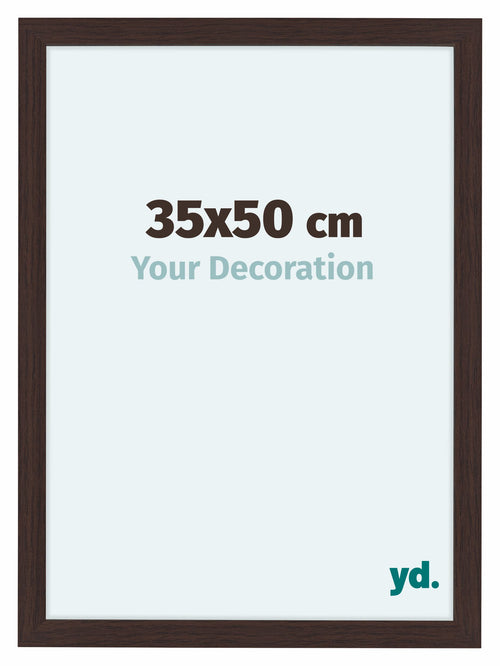 Como MDF Cornice 35x50cm Quercia Scura Davanti Dimensione | Yourdecoration.it