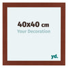 Como MDF Cornice 40x40cm Ciliegie Davanti Dimensione | Yourdecoration.it