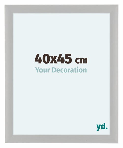 Como MDF Cornice 40x45cm Bianco Grana Di Legno Davanti Dimensione | Yourdecoration.it