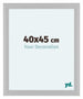Como MDF Cornice 40x45cm Bianco Opaco Davanti Dimensione | Yourdecoration.it