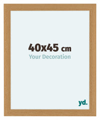 Como MDF Cornice 40x45cm Faggio Davanti Dimensione | Yourdecoration.it