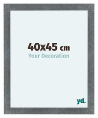 Como MDF Cornice 40x45cm Ferro Spazzato Davanti Dimensione | Yourdecoration.it