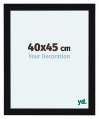 Como MDF Cornice 40x45cm Nero Lucente Davanti Dimensione | Yourdecoration.it