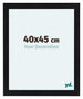 Como MDF Cornice 40x45cm Nero Opaco Davanti Dimensione | Yourdecoration.it