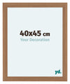 Como MDF Cornice 40x45cm Noce Chiaro Davanti Dimensione | Yourdecoration.it