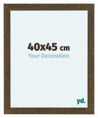 Como MDF Cornice 40x45cm Oro Antico Davanti Dimensione | Yourdecoration.it