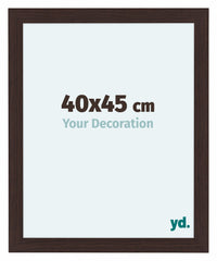 Como MDF Cornice 40x45cm Quercia Scura Davanti Dimensione | Yourdecoration.it