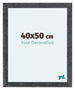 Como MDF Cornice 40x50cm Grigio Spazzato Davanti Dimensione | Yourdecoration.it