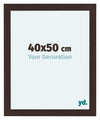 Como MDF Cornice 40x50cm Quercia Scura Davanti Dimensione | Yourdecoration.it