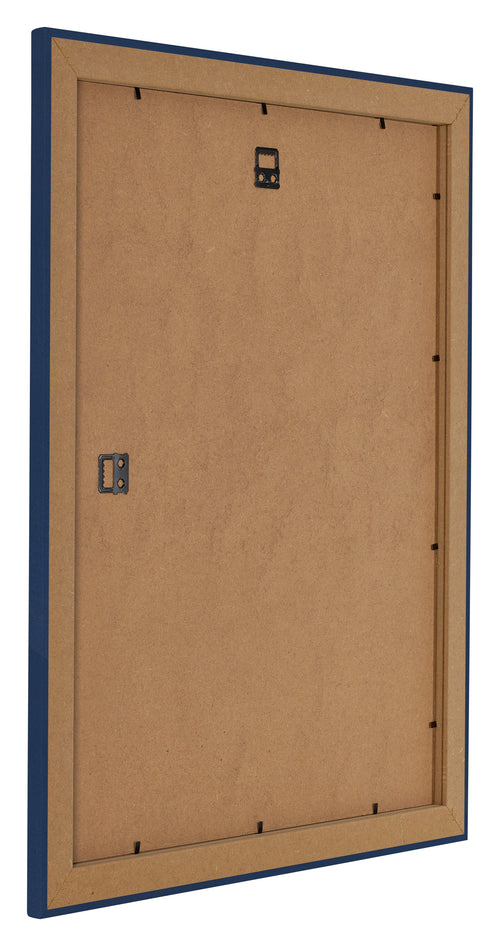 Como MDF Cornice 40x55cm Blu Scuro Spazzato Retro Obliquo | Yourdecoration.it