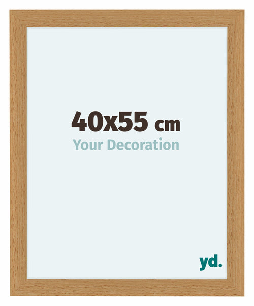 Como MDF Cornice 40x55cm Faggio Davanti Dimensione | Yourdecoration.it