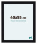 Como MDF Cornice 40x55cm Nero Lucente Davanti Dimensione | Yourdecoration.it