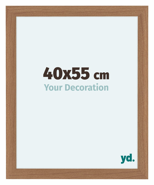 Como MDF Cornice 40x55cm Noce Chiaro Davanti Dimensione | Yourdecoration.it
