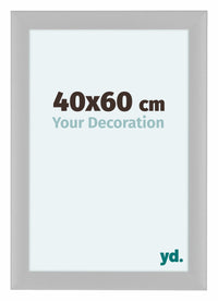 Como MDF Cornice 40x60cm Bianco Opaco Davanti Dimensione | Yourdecoration.it