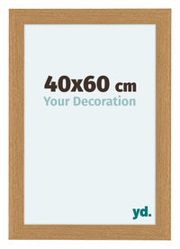 Como MDF Cornice 40x60cm Faggio Davanti Dimensione | Yourdecoration.it