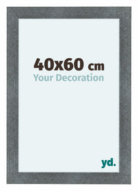 Como MDF Cornice 40x60cm Ferro Spazzato Davanti Dimensione | Yourdecoration.it