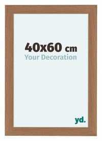 Como MDF Cornice 40x60cm Noce Chiaro Davanti Dimensione | Yourdecoration.it