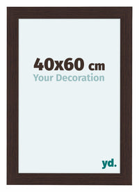 Como MDF Cornice 40x60cm Quercia Scura Davanti Dimensione | Yourdecoration.it