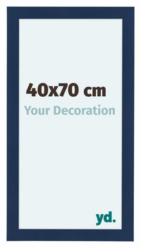 Como MDF Cornice 40x70cm Blu Scuro Spazzato Davanti Dimensione | Yourdecoration.it