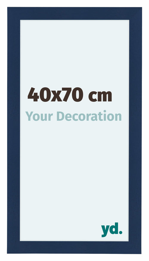 Como MDF Cornice 40x70cm Blu Scuro Spazzato Davanti Dimensione | Yourdecoration.it