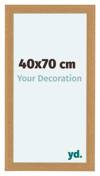 Como MDF Cornice 40x70cm Faggio Davanti Dimensione | Yourdecoration.it