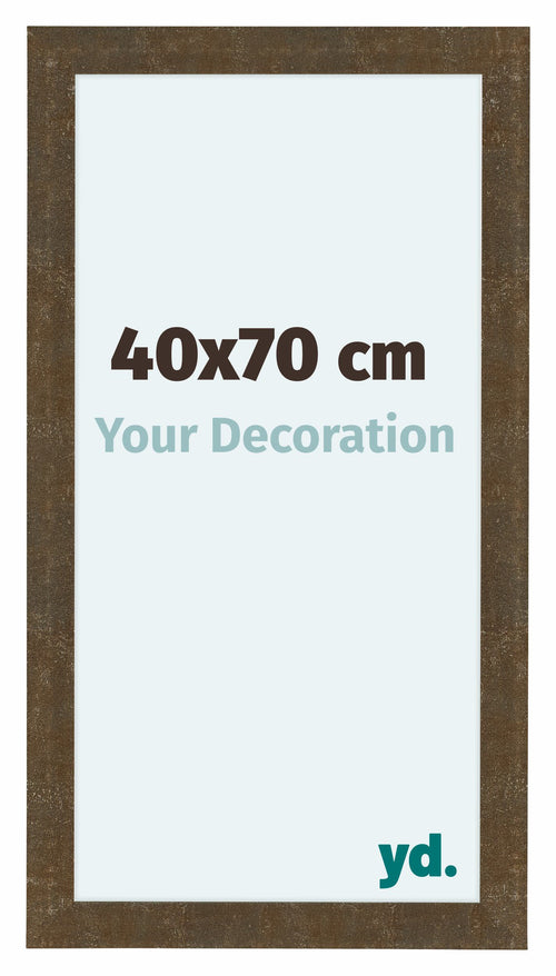 Como MDF Cornice 40x70cm Oro Antico Davanti Dimensione | Yourdecoration.it