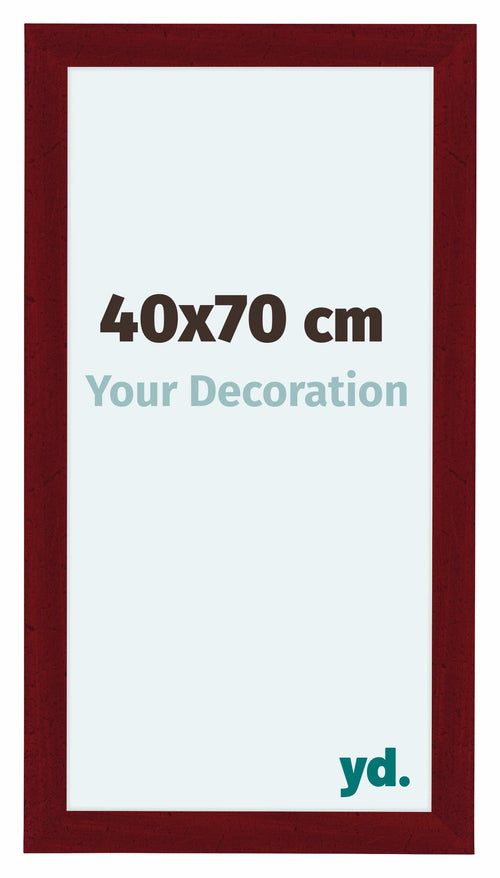 Como MDF Cornice 40x70cm Vino Rosso Spazzato Davanti Dimensione | Yourdecoration.it