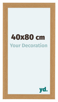 Como MDF Cornice 40x80cm Faggio Davanti Dimensione | Yourdecoration.it