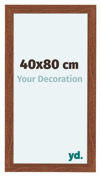 Como MDF Cornice 40x80cm Noce Davanti Dimensione | Yourdecoration.it