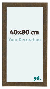 Como MDF Cornice 40x80cm Oro Antico Davanti Dimensione | Yourdecoration.it