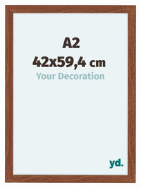 Como MDF Cornice 42x59 4cm A2 Noce Davanti Dimensione | Yourdecoration.it
